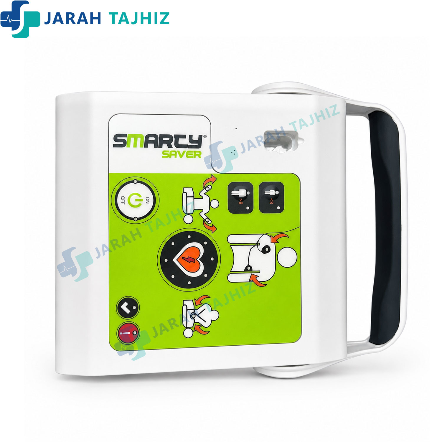 aed-smarty-دی-سی-شوک-جراح-تجهیز AED شوک Smarty Saver ساخت ایتالیا - Image 1