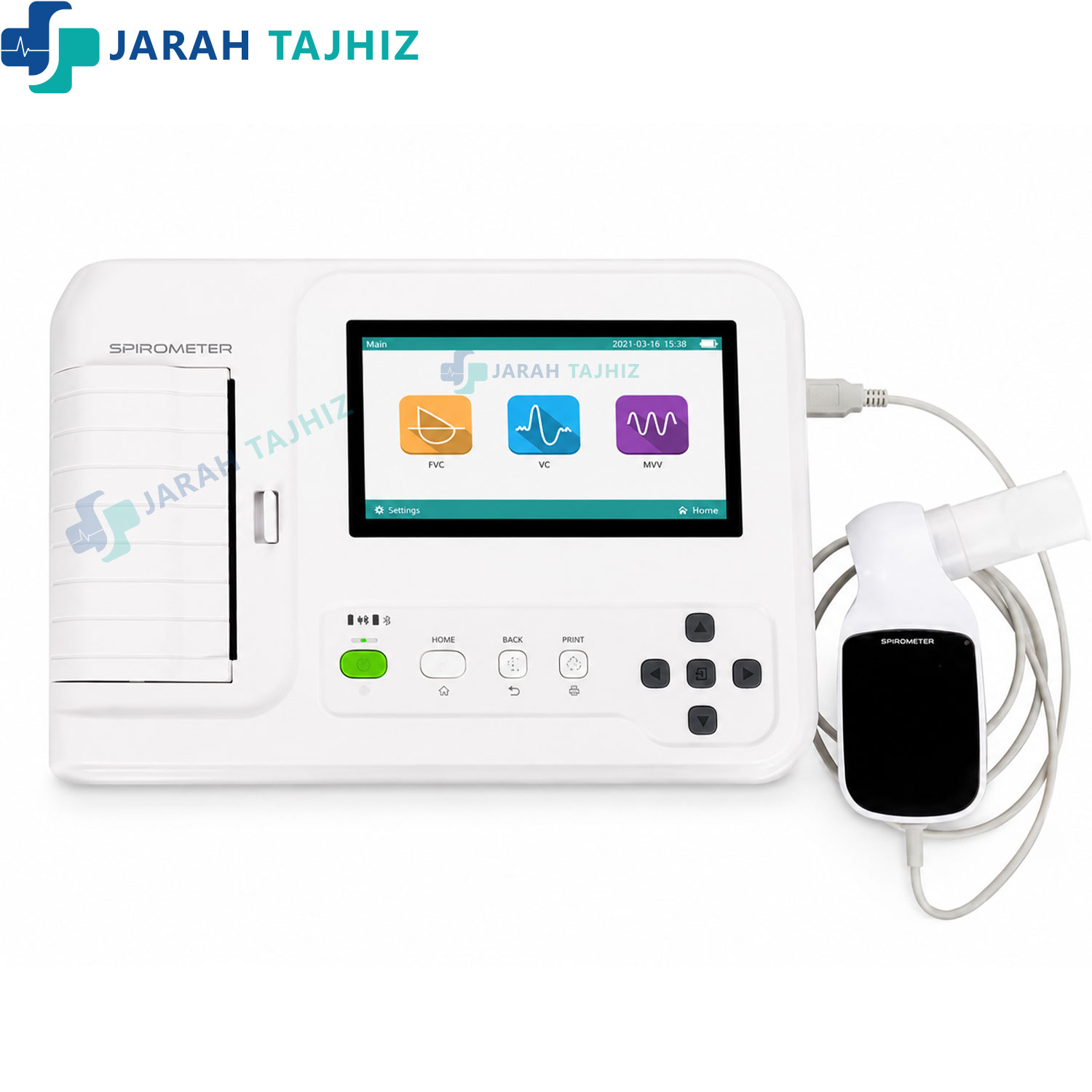 اسپیرومتری-cotect-جراح-تجهیز اسپیرومتر کانتکت مدل SP100 | دستگاه تست و ارزیابی عملکرد ریه با دقت بالا - Image 1