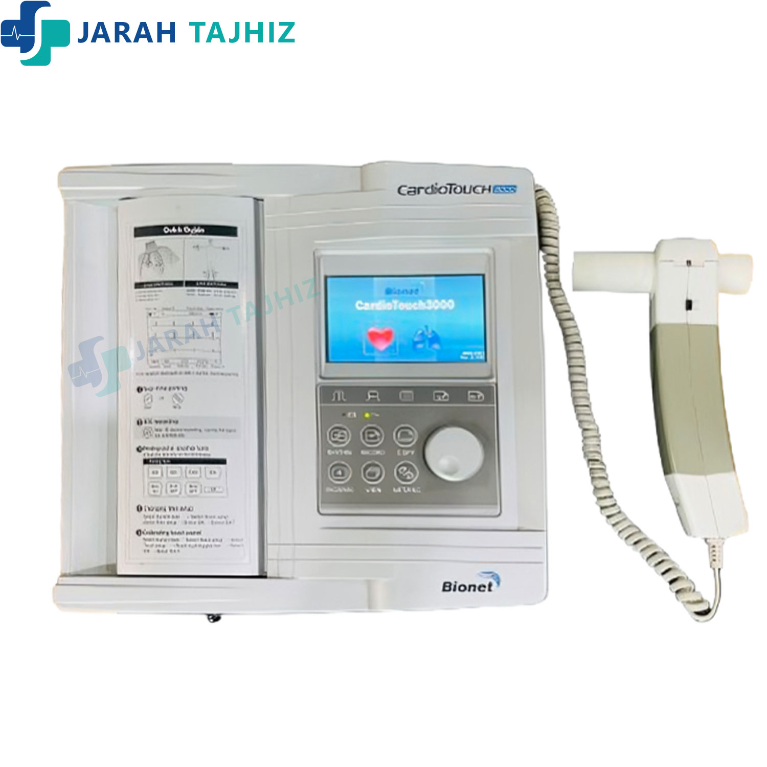 اسپیرومتری-و-نوار-قلب-بایونت-WWW.JARAHTAJHIZ.COM اسپیرومتری و نوار قلب بایونت Bionet CardioTouch - Image 1