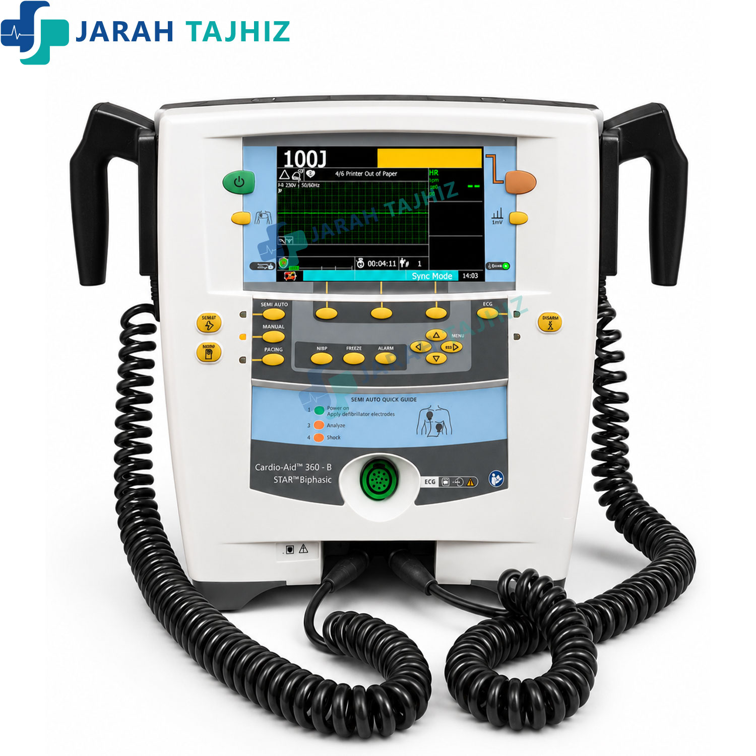 الکتروشوک-بایفازیک-جراح-تجهیز الکتروشوک بایفازیک Cardio Aid 360 B - Image 1