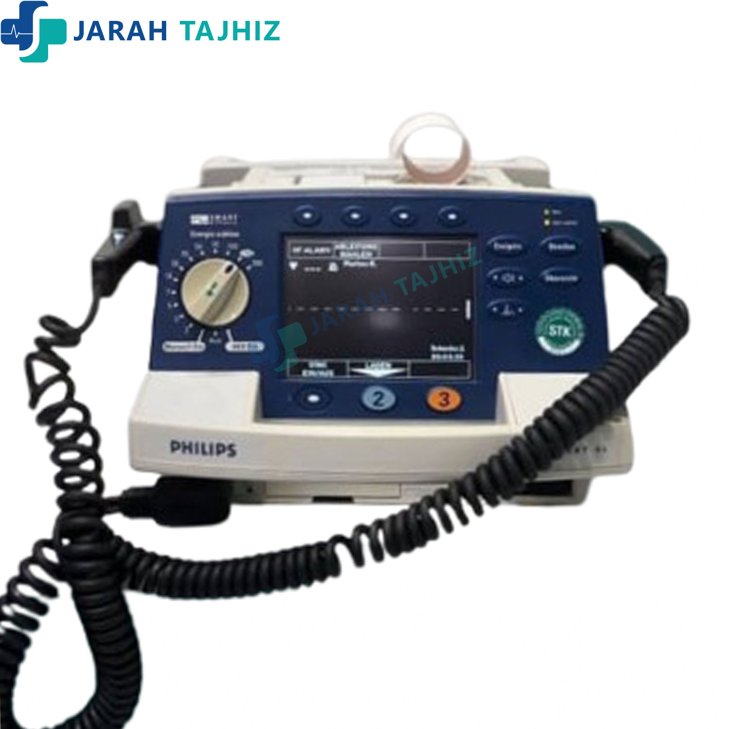 الکتروشوک-بایفازیک-فیلیپس-XL-09127666124 دستگاه الکتروشوک بایفازیک فیلیپس XL - دفیبریلاتور حرفهای Philips XL - Image 1