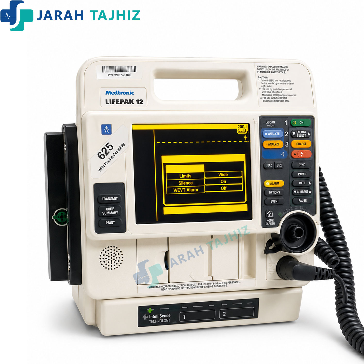الکتروشوک-لایفپک-12-LIFEPAK12-جراح-تجهیز الکتروشوک بایفازیک لایفپک LIFEPAK 12 - Image 1