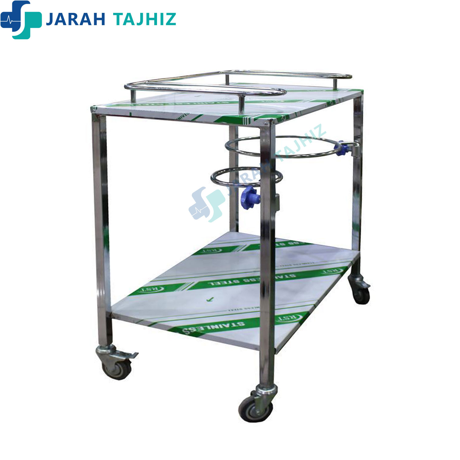 ترالی-پانسمان-استیل-جراح-تجهیز ترالی پانسمان استیل جراح تجهیز - Image 1