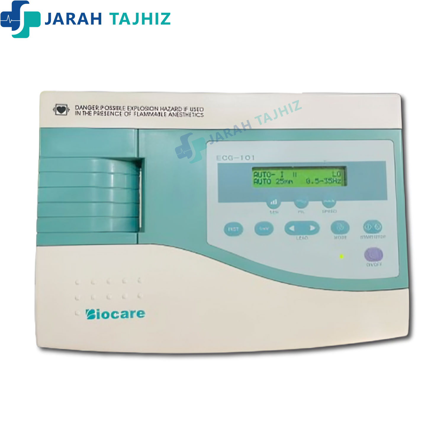 نوار-قلب-تک-کاناله-بیوکر-جراح-تجهیز نوار قلب تک کانال بیوکر BIOCARE | ECG - Image 1