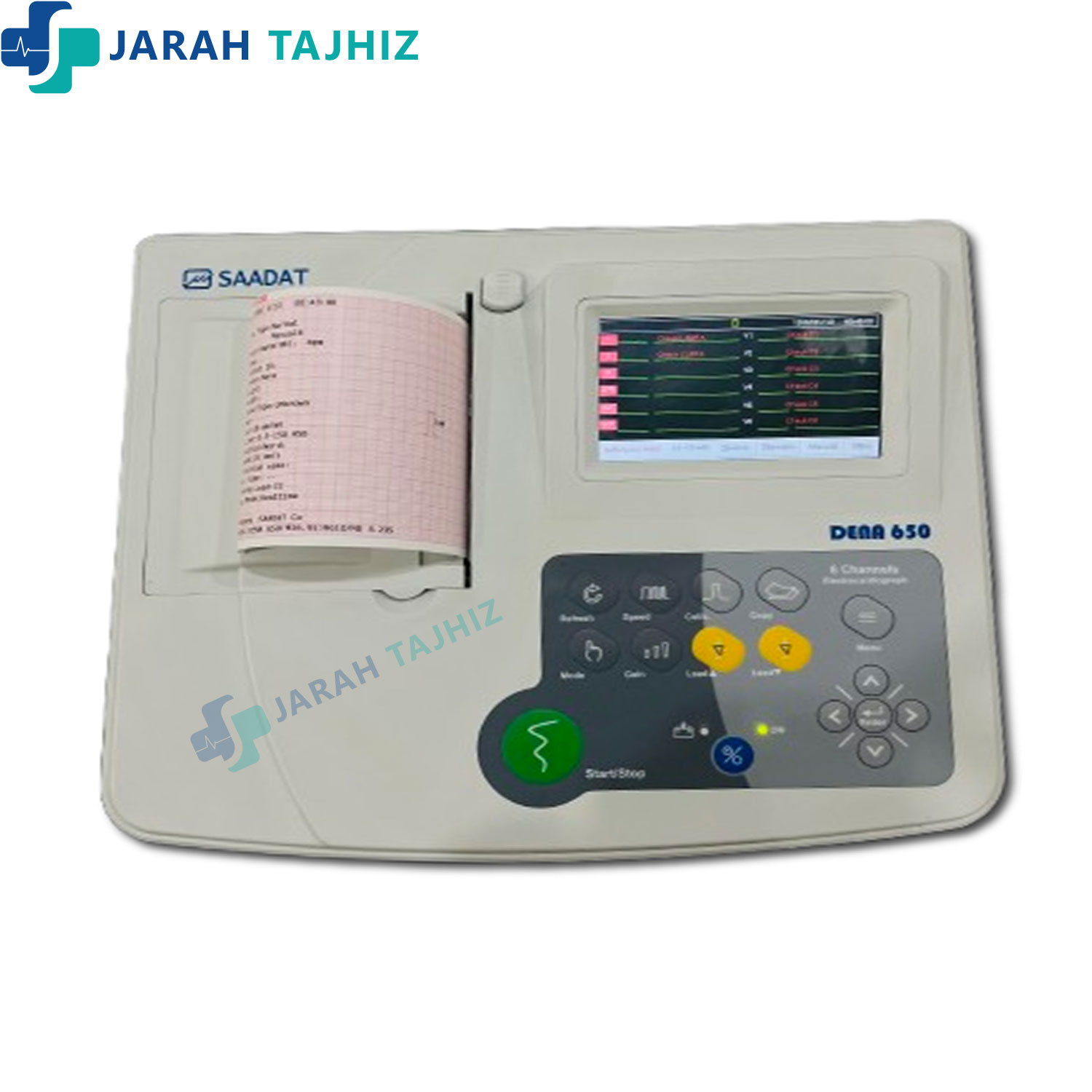 نوار-قلب-دنا650-new-جراح-تجهیزjpg نوار قلب 6 کاناله دنا 650 سعادت-saadat dena 650 ECG - Image 1
