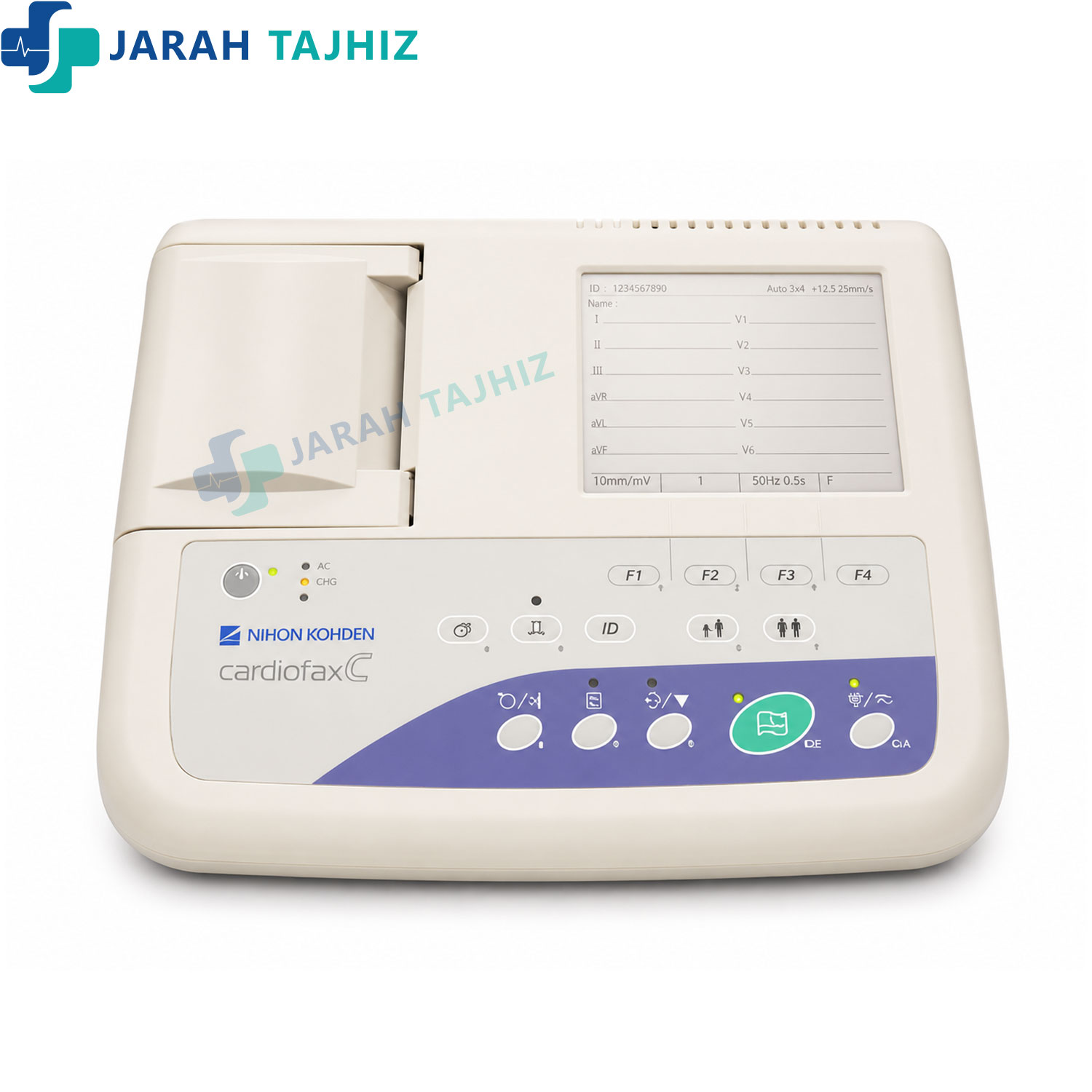 نوار-قلب-سه-کانال-نیهون-کوهدن--جراح-تجهیز نوار قلب سه کاناله نیهون کوهدن ژاپن | ECG Nihon Kohden Cardiofax C - Image 1