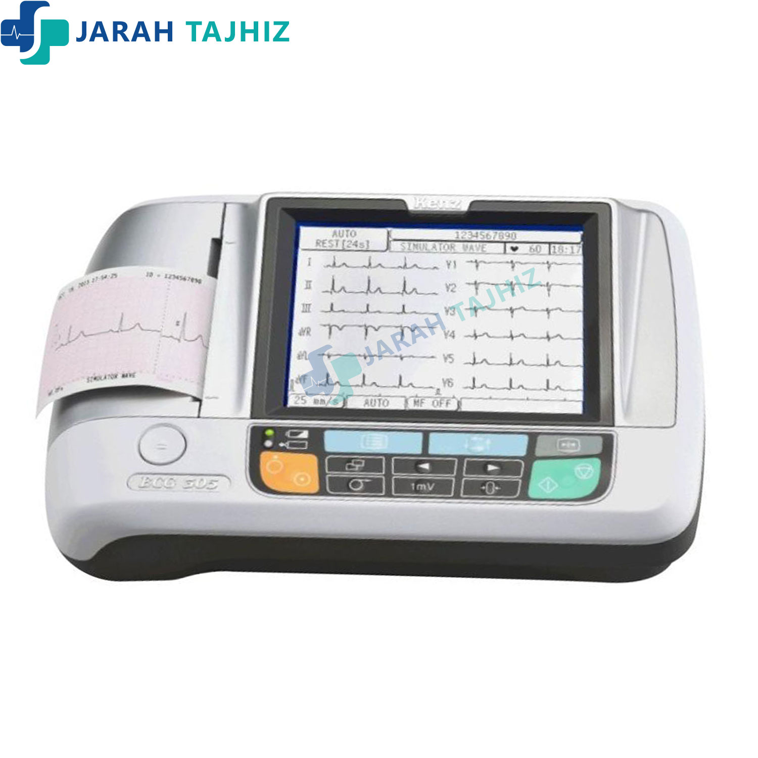 نوار-قلب-سه-کانال-کنز-جراح-تجهیز نوار قلب سه کاناله کنز - KENZ ECG - Image 1
