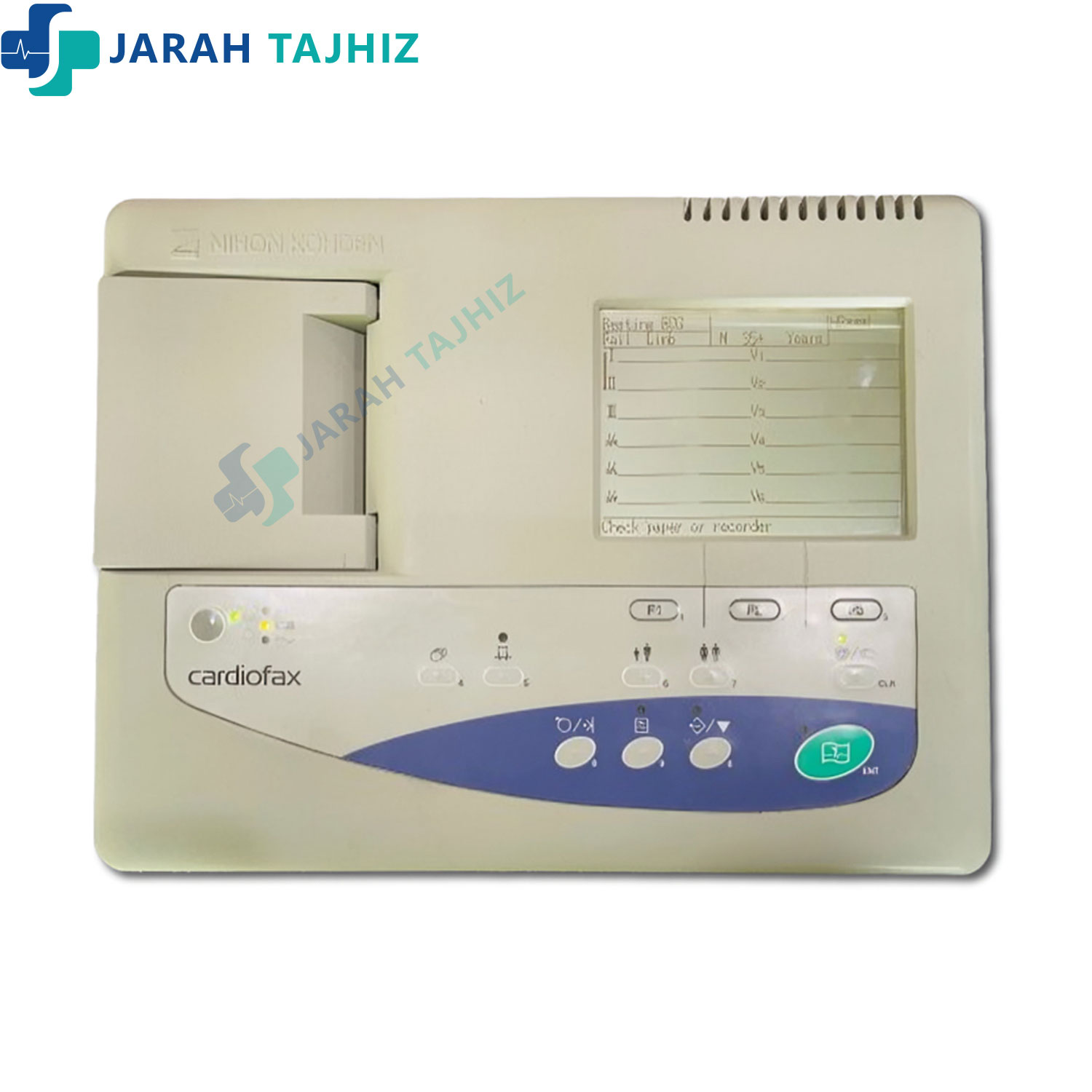 نوار-قلب-نیهون-کهدن-جراح-تجهیز دستگاه نوار قلب 3 کانال نیهون کوهدن-Cardiofax - Image 1