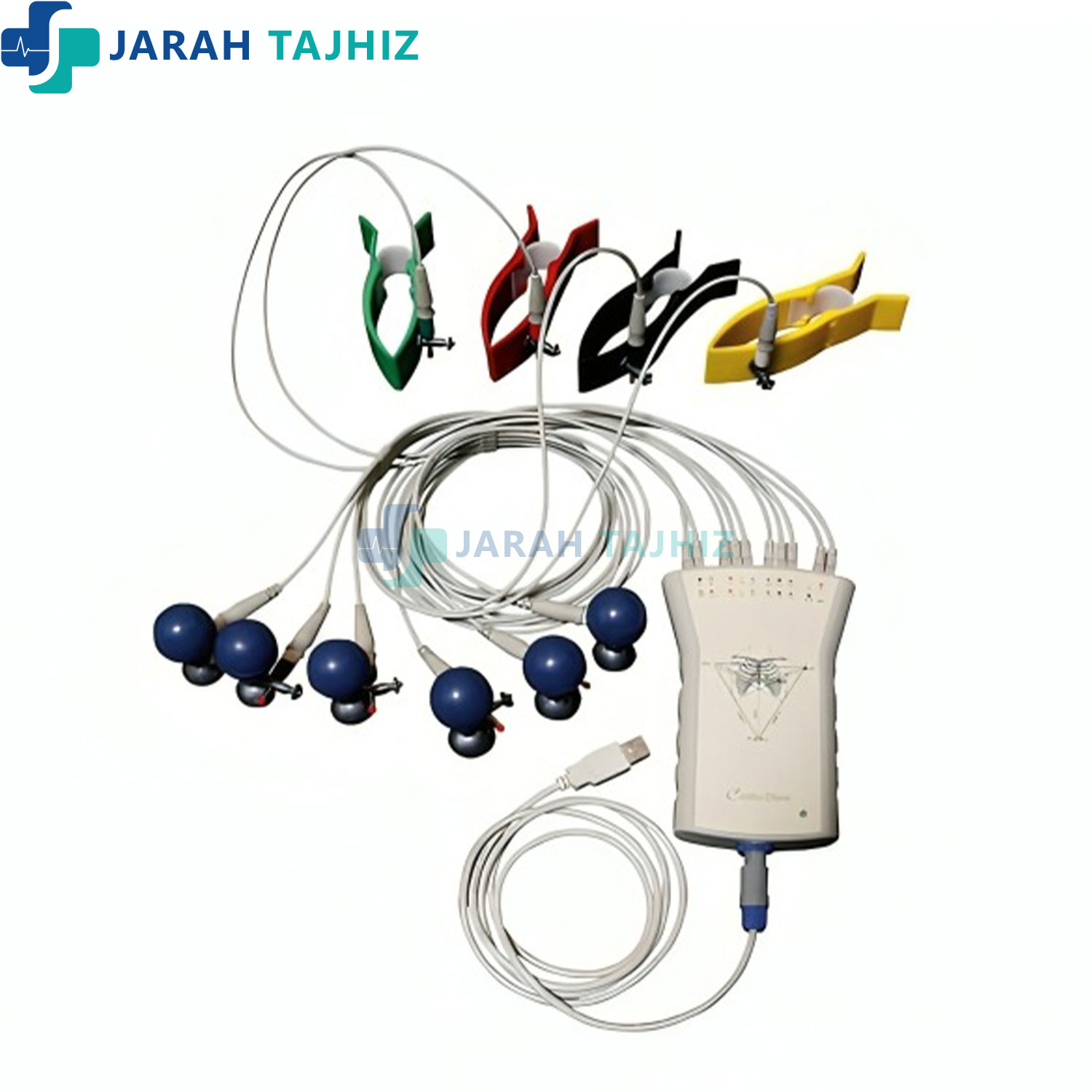 کابل-ECG کابل دستگاه نوار قلب (ECG)-کابل الکتروکاردیوگراف - Image 1