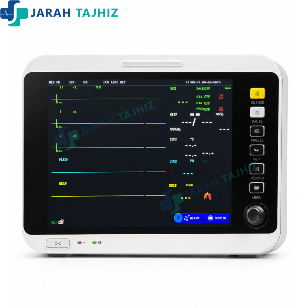 مانیتورینگ دامپزشکی یانکر دارای پارامترهای ECG NIBP SPO2 TEMP1 TEMP2 مناسب مراکز دامپزشکی پزشکی اتاق عمل و ریکاوری