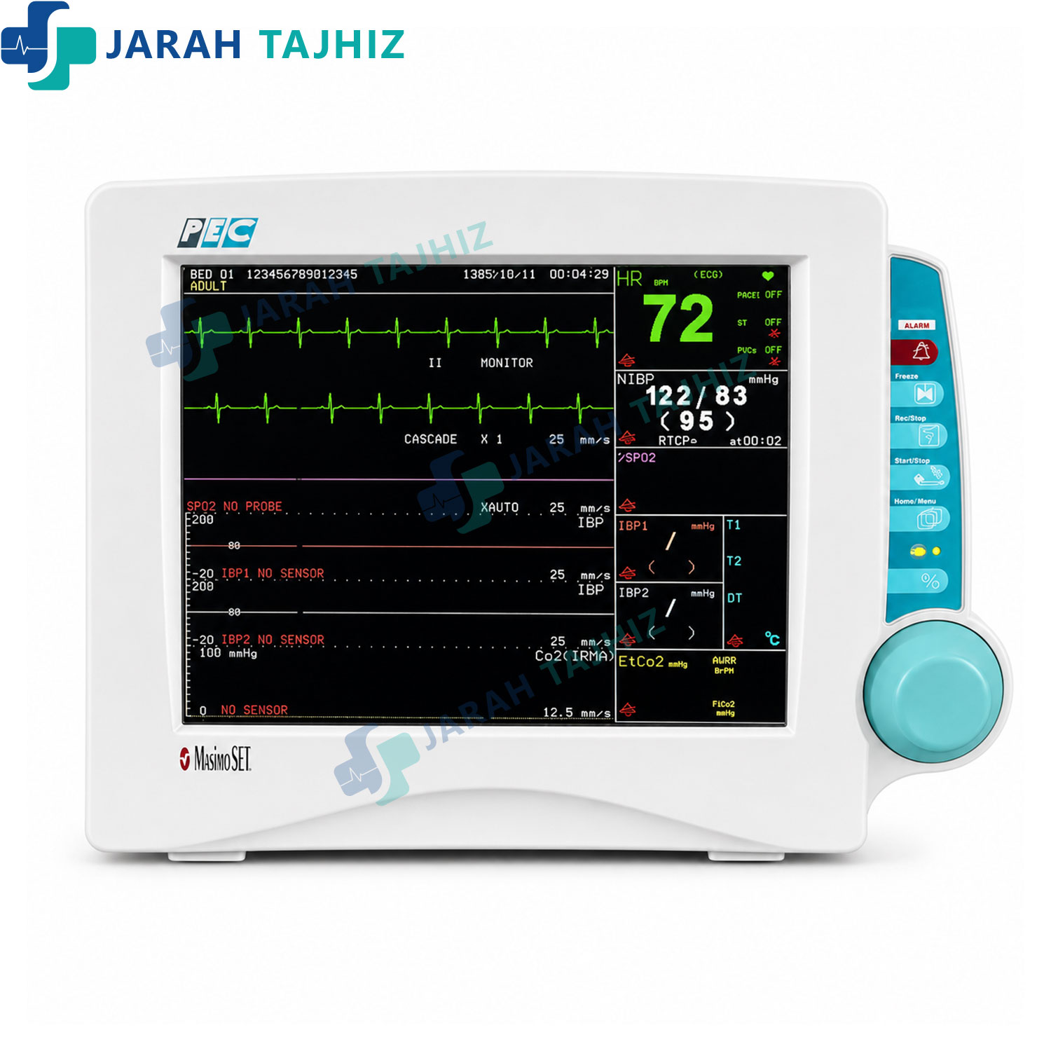 مانیتور-دامپزشکی-pec-jarahtajhiz مانیتورینگ پزشکی مدل PEC - Image 1