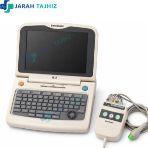نوار قلب 12 کاناله سونو اسکیپ مدل IE12 دارای تفسیر اتوماتیک صفحه نمایش دیجیتال اتصال به شبکه کاغذ کتابی و لوازم جانبی کامل
