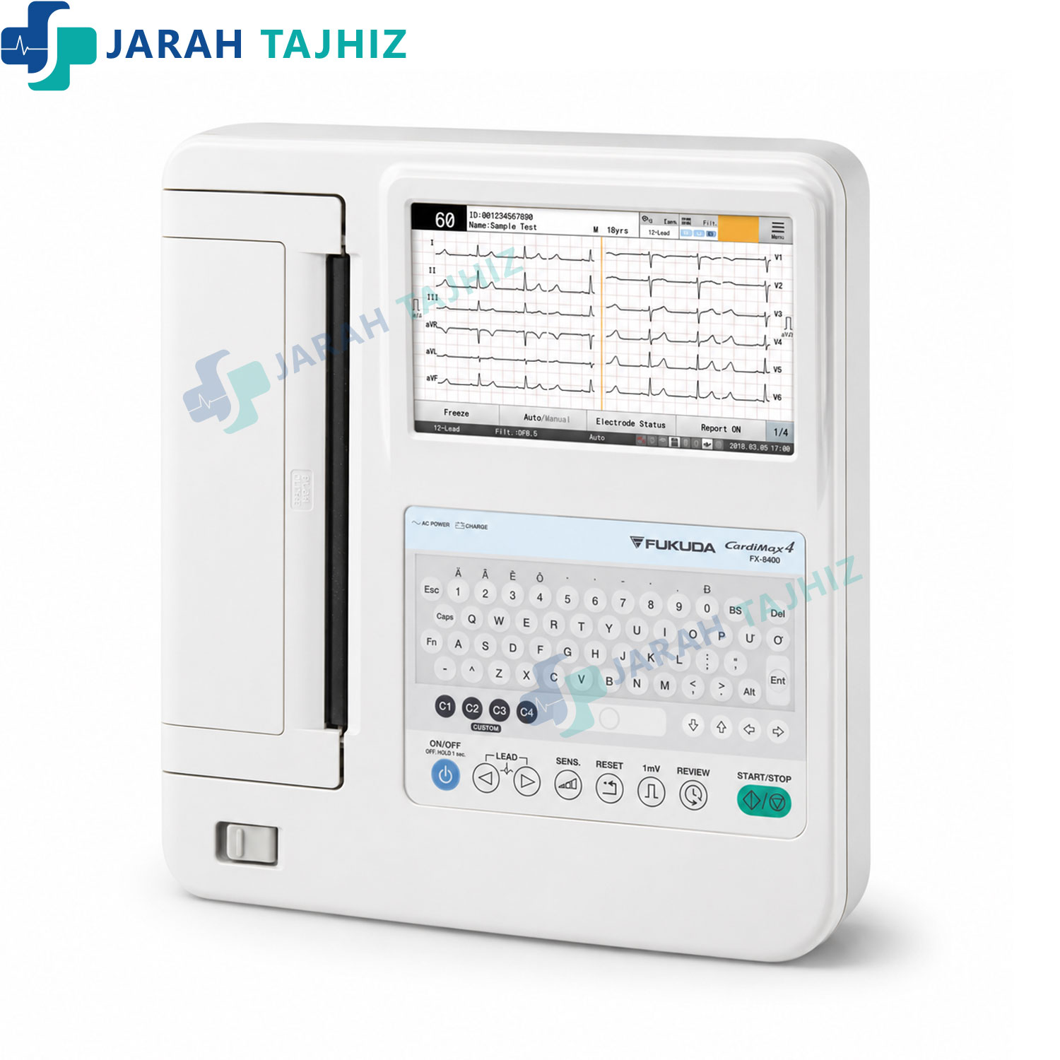 نوار-قلب-12-کانال-CardiMax-FX-8400فوکودا-دنشی نوار قلب 12 کاناله فوکودا دنشی مدل CardiMax FX-8400 - Image 1