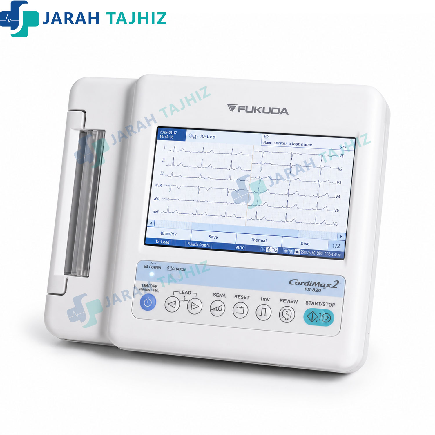 نوار-قلب-6-کانال-فوکودا-دنشی-مدل-CardiMax-FX-8200-جراح-تجهیز الکتروکاردیوگراف 6 کانال فوکودا دنشی ژاپن