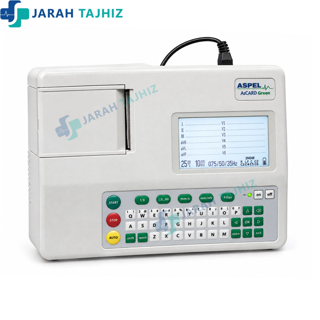نوار قلب سه کانال اسپل Aspel AsCARD Green